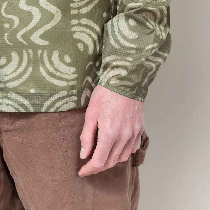 Patagonia Houdini Jacket Sand Waves Caper Green-9