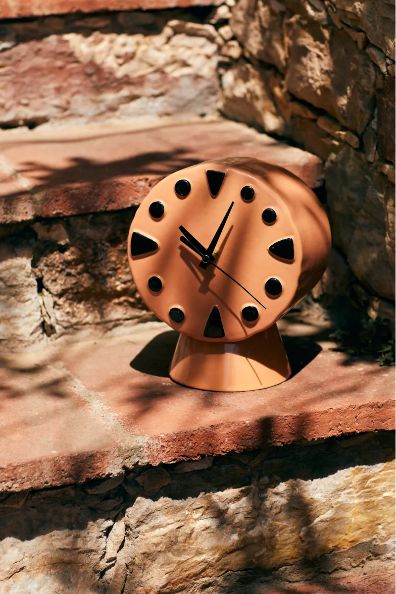 HKLIVING Retro Ceramic Clock Peach-5