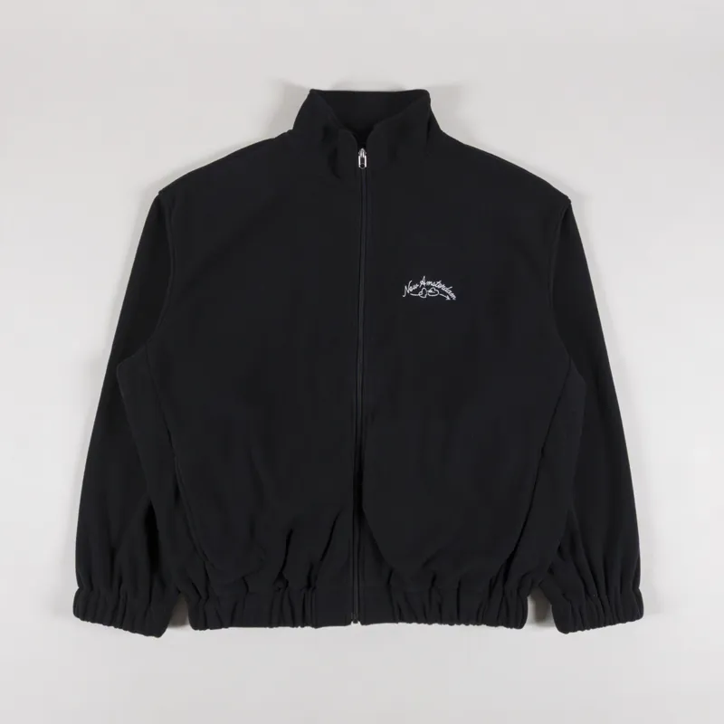 New Amsterdam Surf Association Fleece Track Sweat Black-1