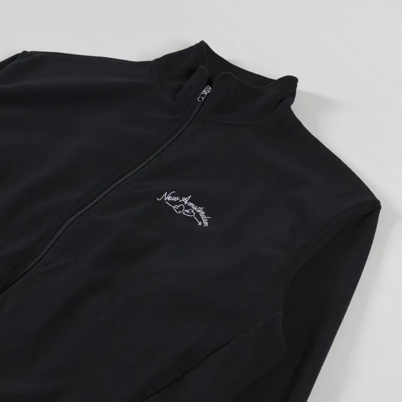 New Amsterdam Surf Association Fleece Track Sweat Black-3