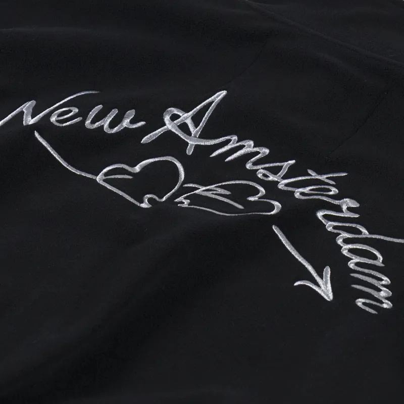 New Amsterdam Surf Association Fleece Track Sweat Black-5