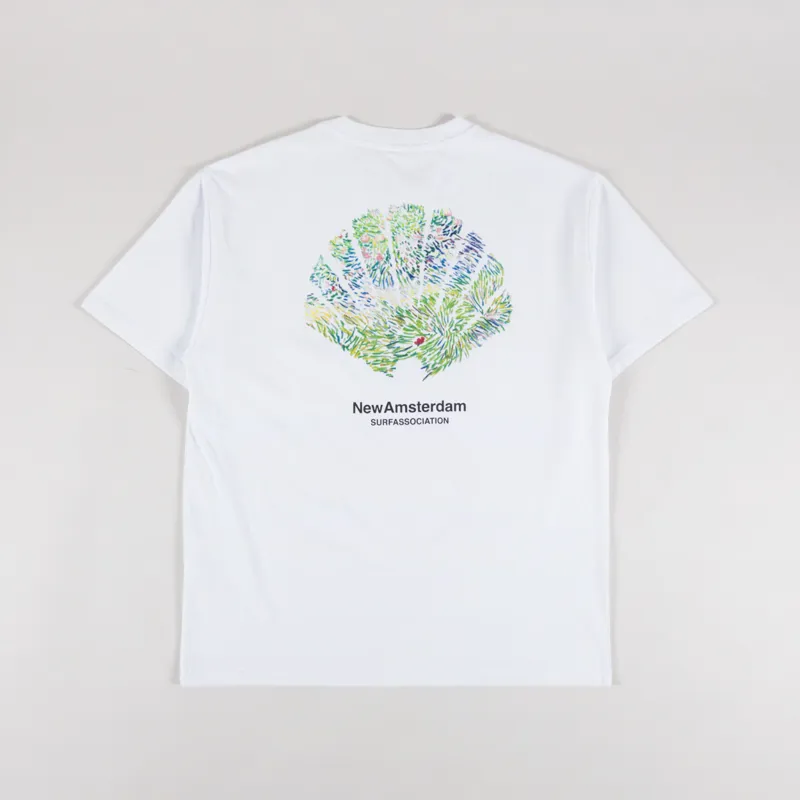 New Amsterdam Surf Association Tall Grass T Shirt White