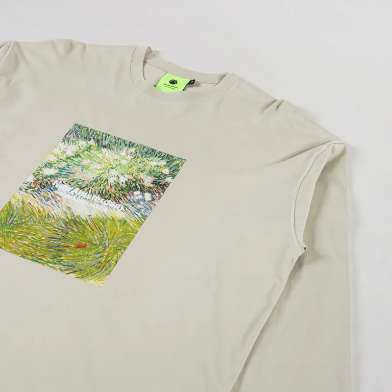 New Amsterdam Surf Association Tall Grass Long Sleeve T Shirt Tidal Foam-1