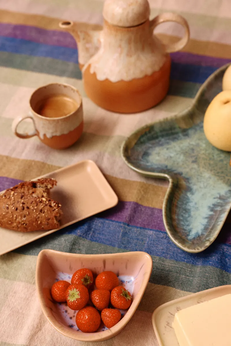 HKLIVING Shell Tapas Bowl Speckled-4