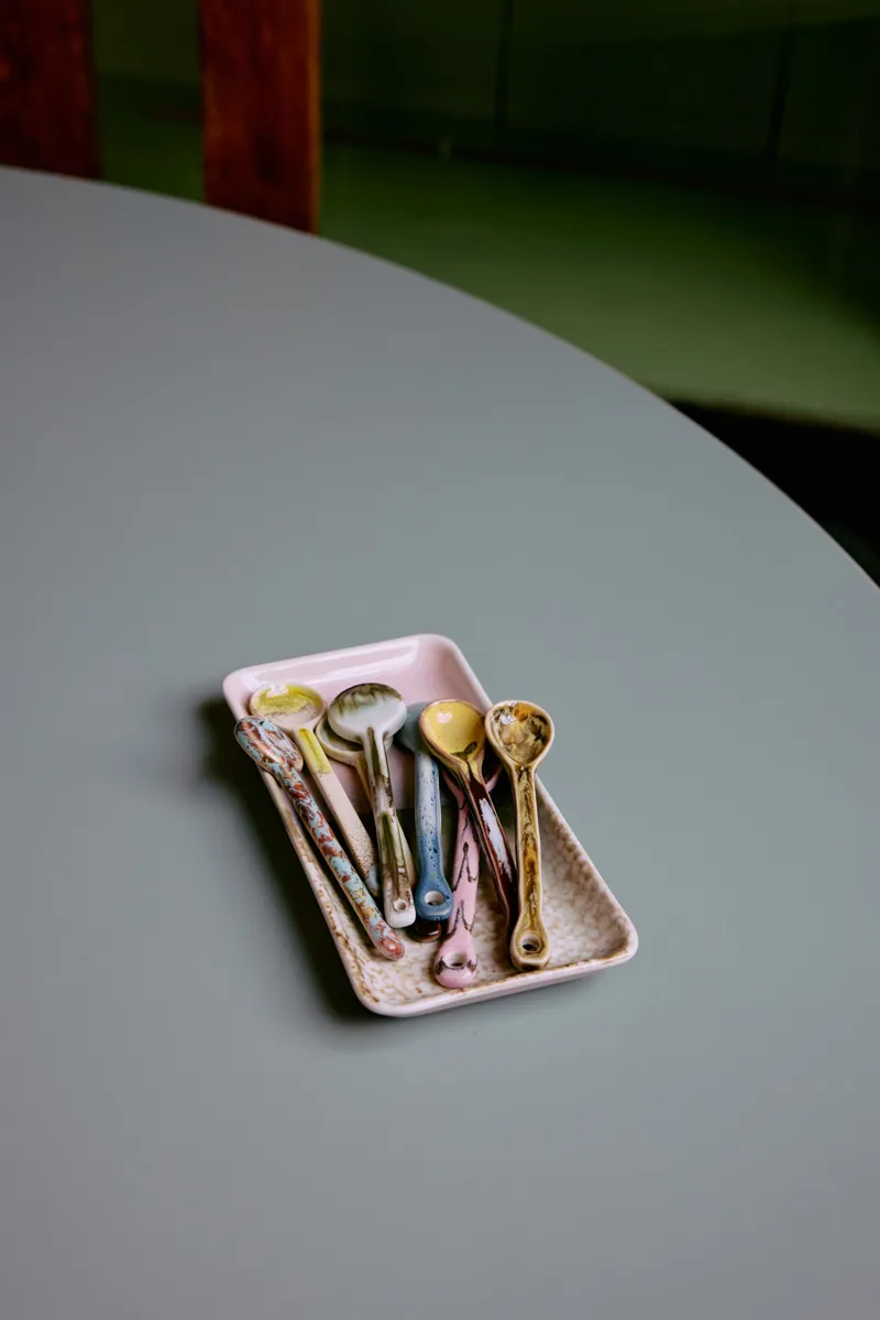 HKLIVING 70s Ceramics Spoons Blend 4 Pack-2