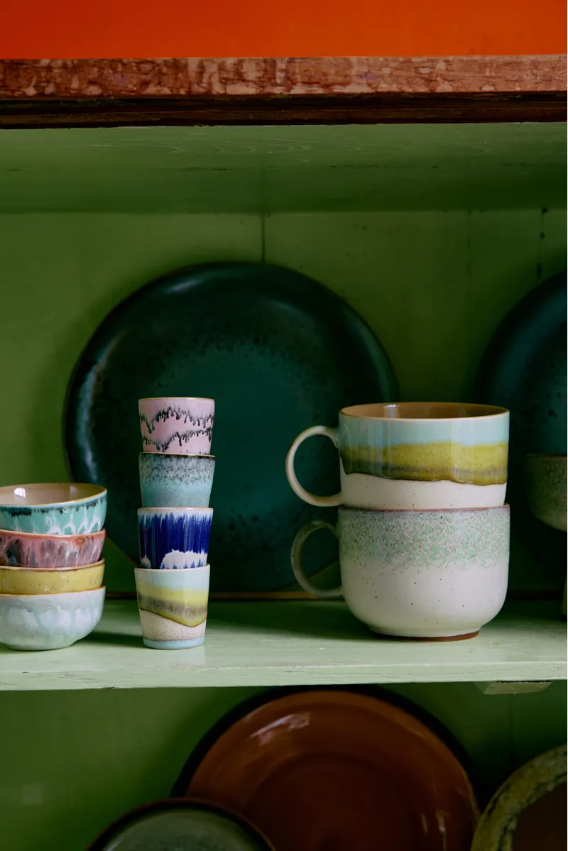 HKLIVING 70s Ceramics Egg Cups Vibrance 4 Pack-4