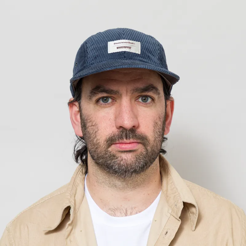 thisisneverthat GORE-TEX WINDSTOPPER Cord Cap Navy-1