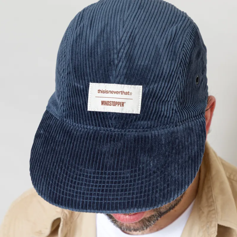 thisisneverthat GORE-TEX WINDSTOPPER Cord Cap Navy-3