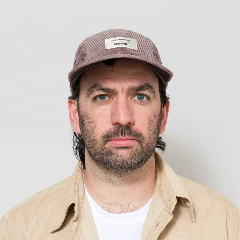 thisisneverthat GORE-TEX WINDSTOPPER Cord Cap Plum-1