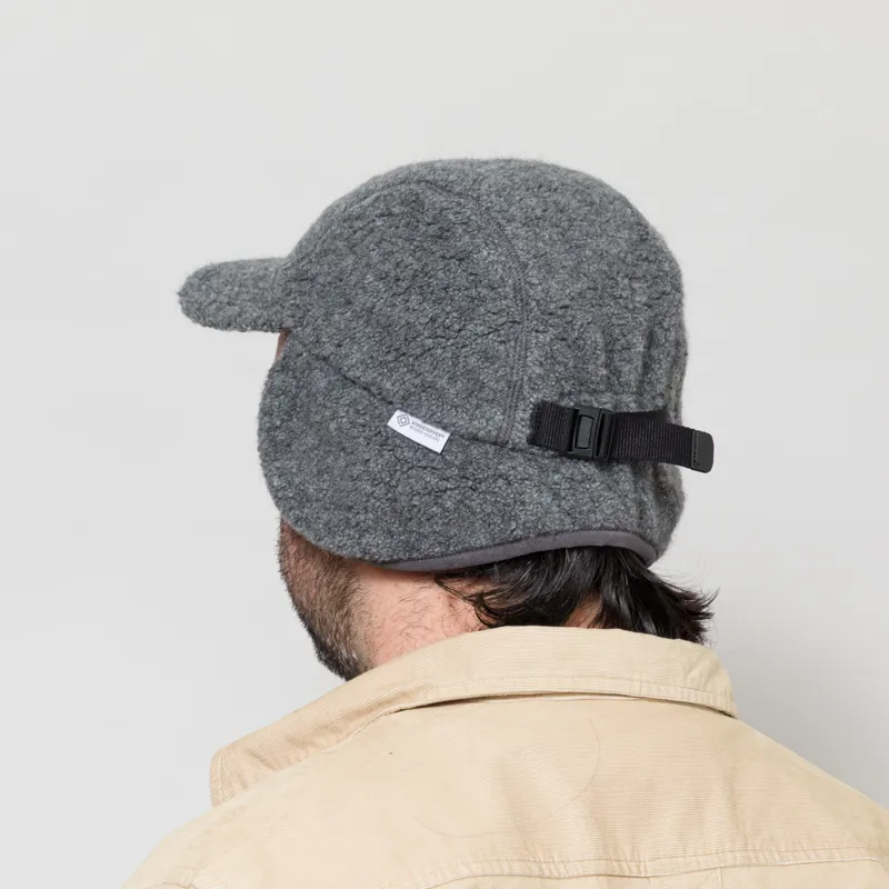 thisisneverthat GORE-TEX WINDSTOPPER Wool Fleece Cap Grey-2