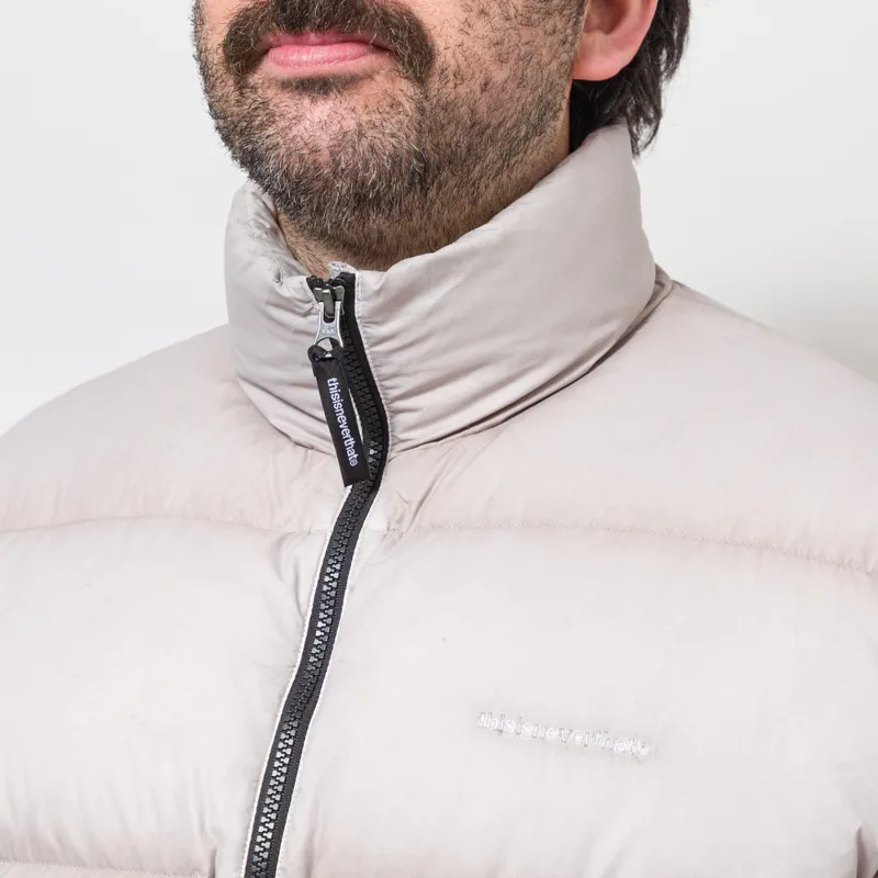 thisisneverthat PERTEX Overdyed T Down Jacket Stone-5
