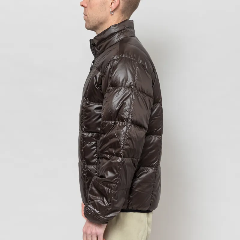 thisisneverthat PERTEX Light Down Jacket Brown Black-2