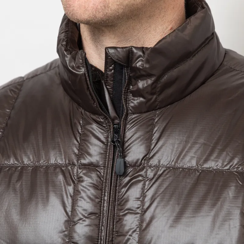 thisisneverthat PERTEX Light Down Jacket Brown Black-5