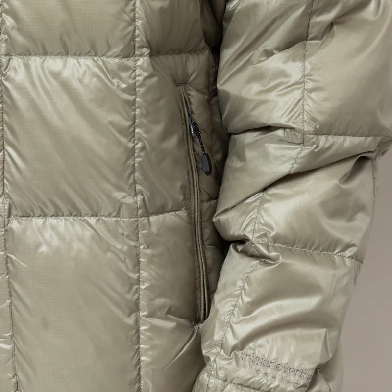 thisisneverthat PERTEX Light Down Jacket Dark Sage-6