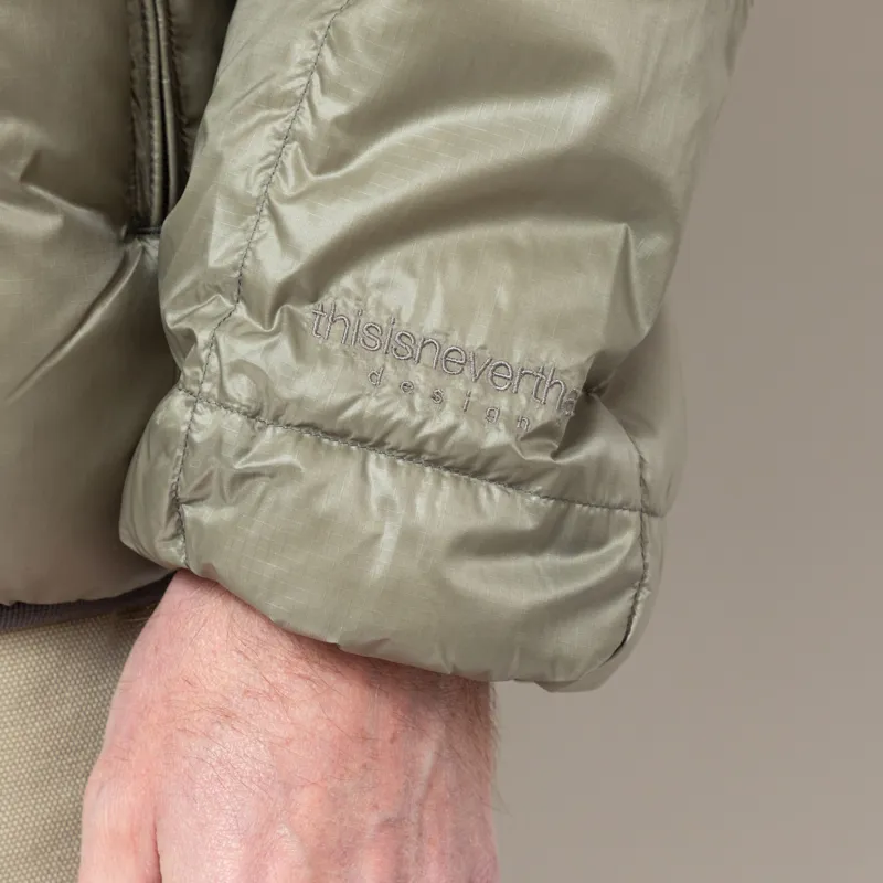 thisisneverthat PERTEX Light Down Jacket Dark Sage-11