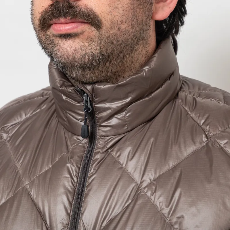 thisisneverthat PERTEX Light Down Vest Brown-5