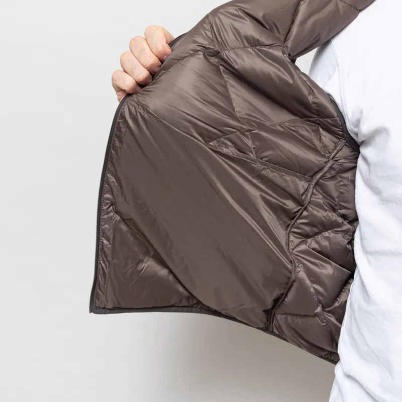 thisisneverthat PERTEX Light Down Vest Brown-6