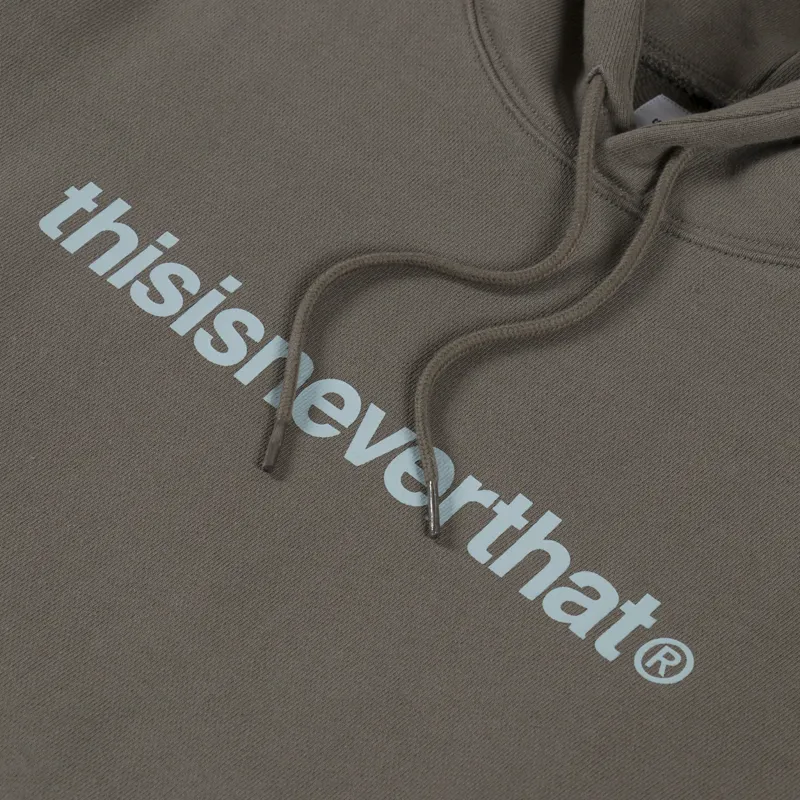 thisisneverthat T-Logo LT Hoodie Olive-4