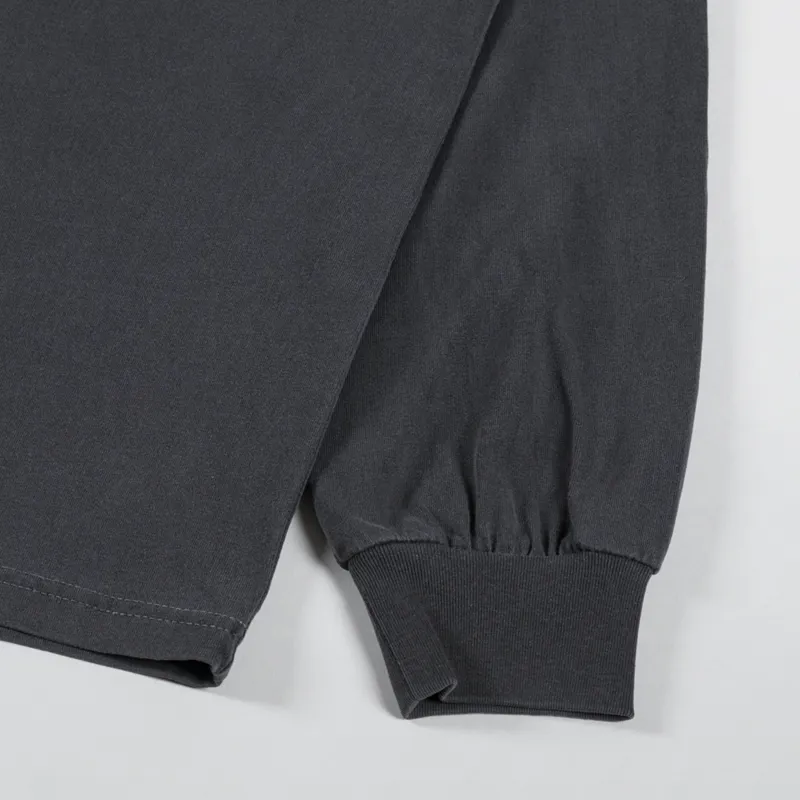 thisisneverthat Spiral Logo Long Sleeve T Shirt Charcoal-7