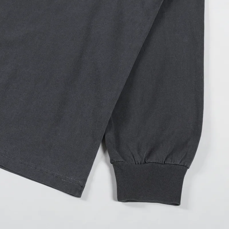 thisisneverthat Spiral Logo Long Sleeve T Shirt Charcoal-6
