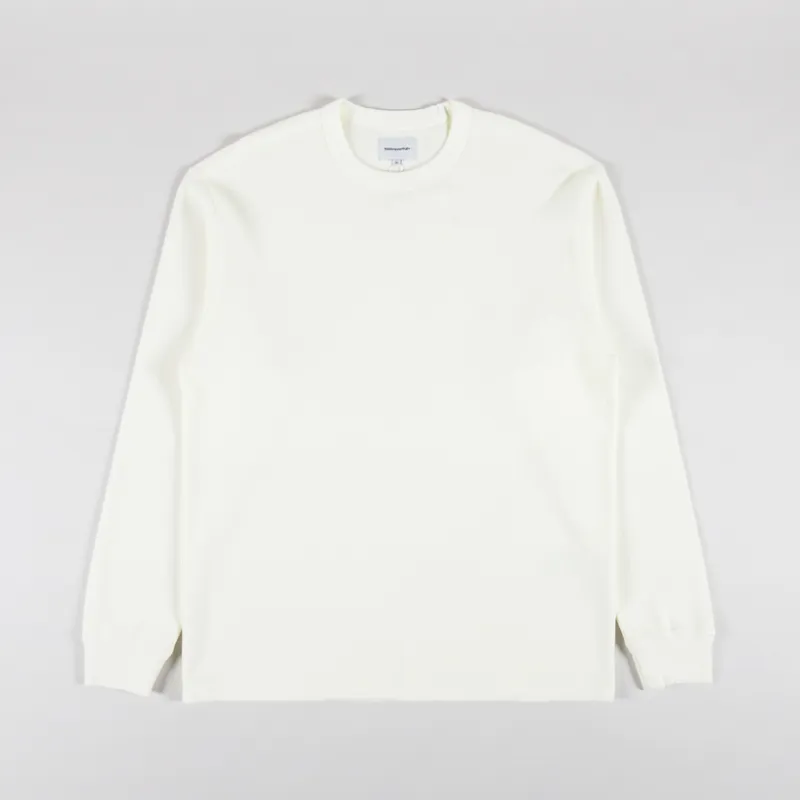 thisisneverthat Waffle Long Sleeve T Shirt Ivory
