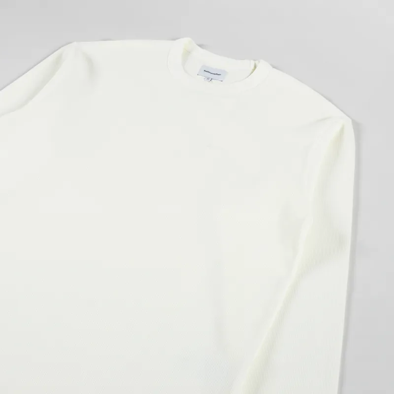 thisisneverthat Waffle Long Sleeve T Shirt Ivory-2