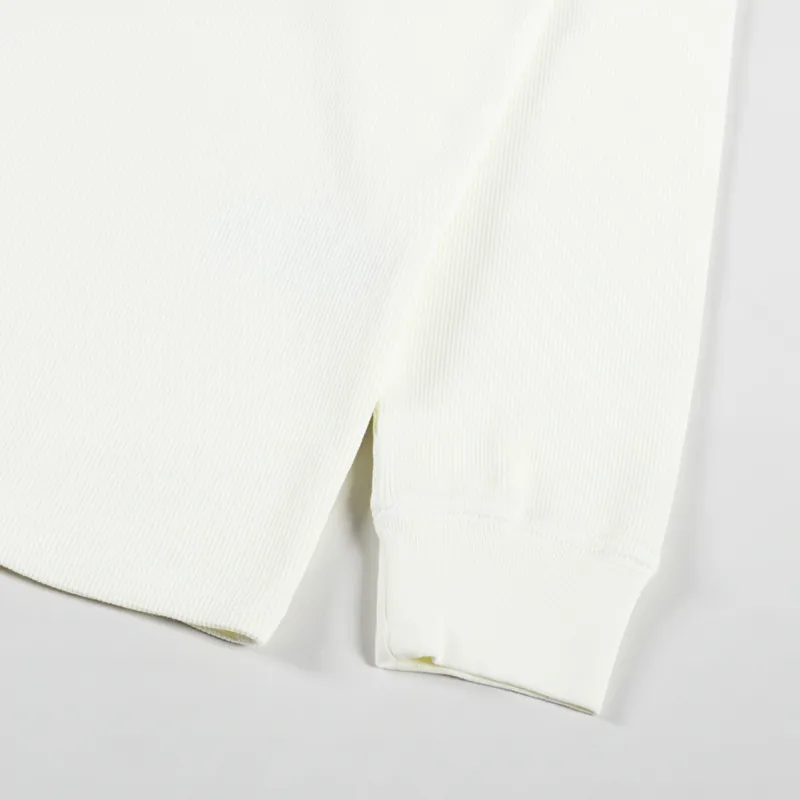 thisisneverthat Waffle Long Sleeve T Shirt Ivory-5