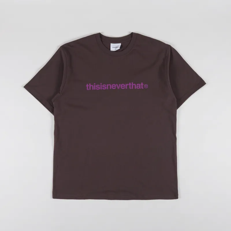 thisisneverthat T-Logo T Shirt Dark Chocolate