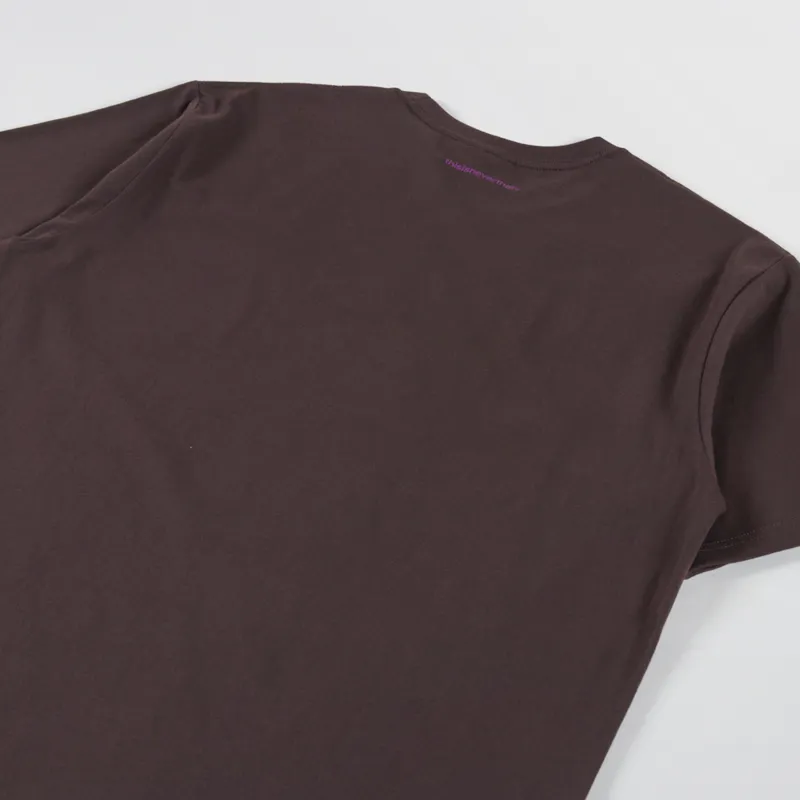 thisisneverthat T-Logo T Shirt Dark Chocolate-3