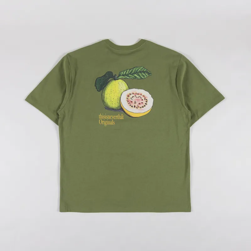 thisisneverthat Guava T Shirt Moss