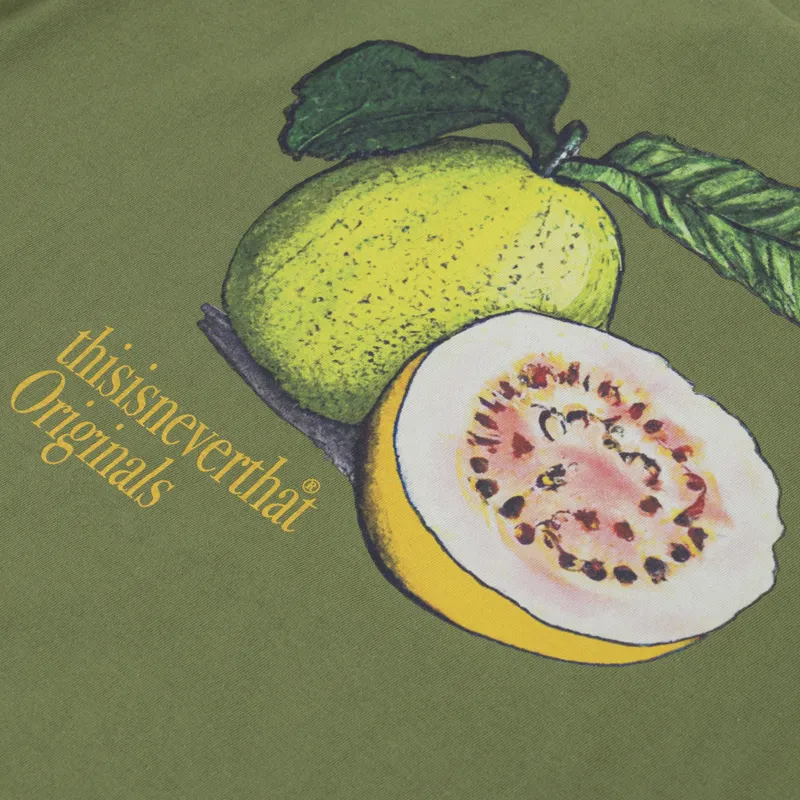 thisisneverthat Guava T Shirt Moss-3