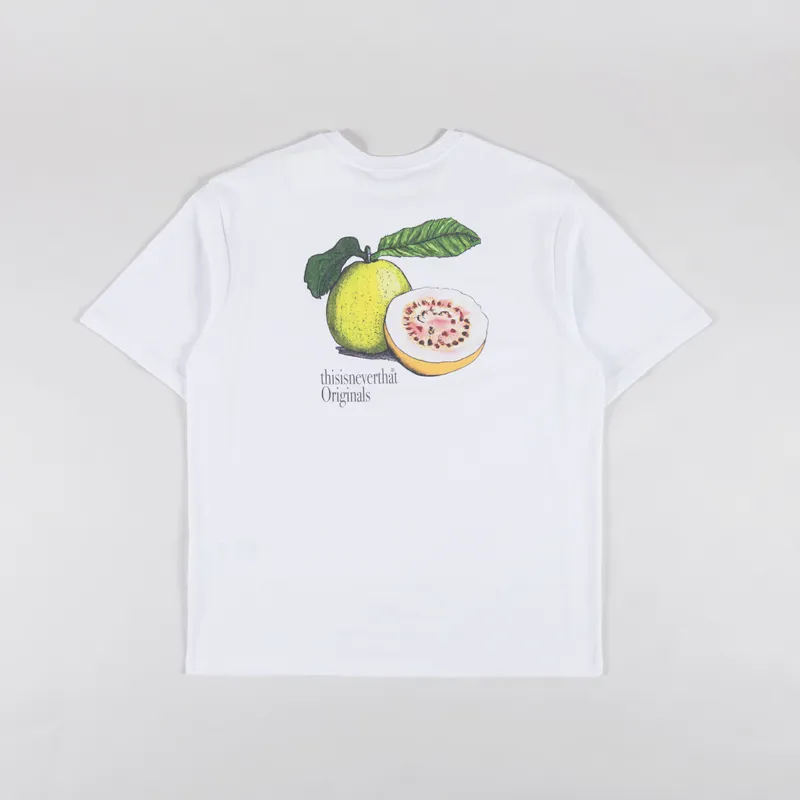 thisisneverthat Guava T Shirt White