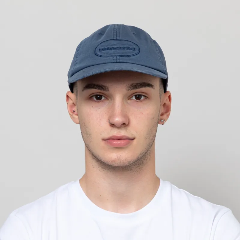thisisneverthat Overdyed E/T Logo Cap Dusty Blue-1