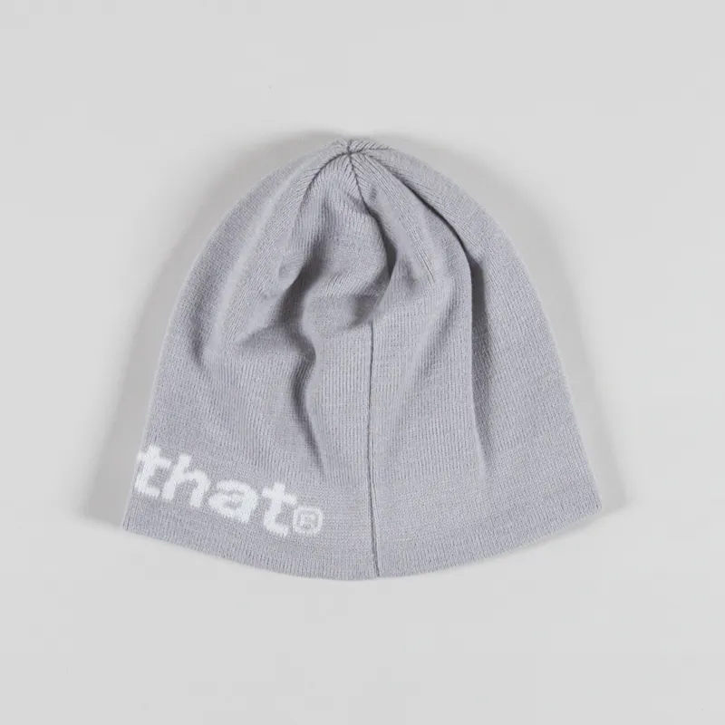 thisisneverthat SP-Logo No Cuff Beanie Light Grey-1