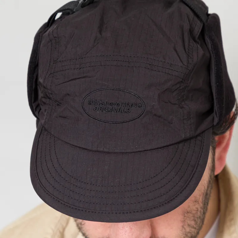 thisisneverthat Earflap Duckbill Cap Black-5
