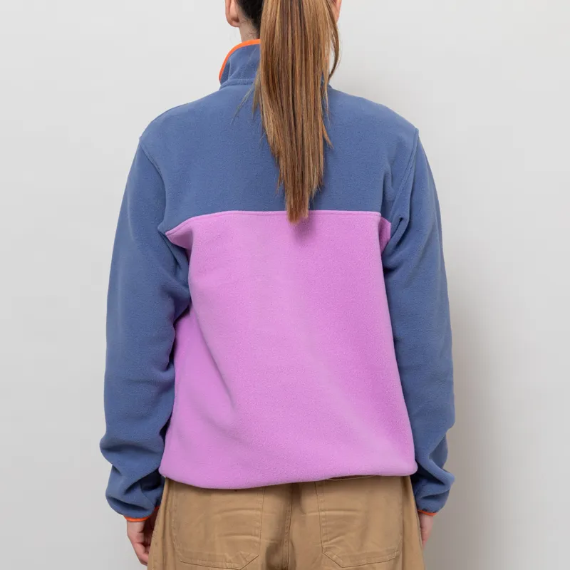 Patagonia Womens Lightweight Synchilla Snap-T Fleece Pullover Brisk Purple-3