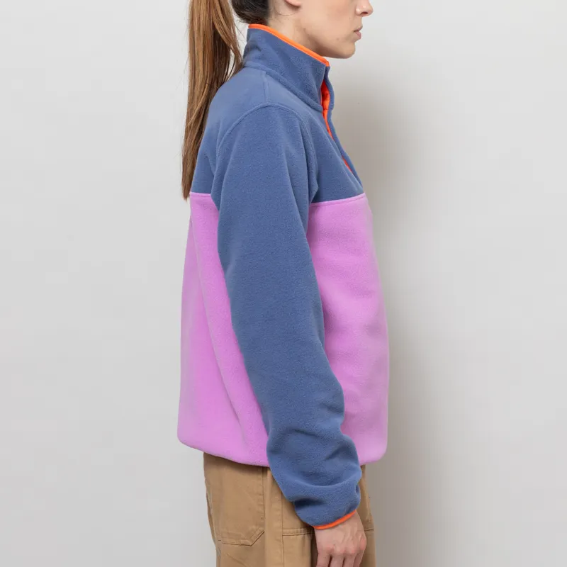 Patagonia Womens Lightweight Synchilla Snap-T Fleece Pullover Brisk Purple-4