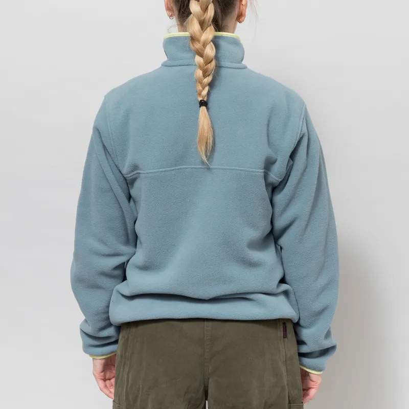Patagonia Womens Lightweight Synchilla Snap-T Fleece Pullover Blue Sage-3