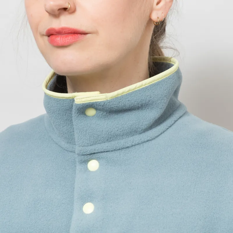 Patagonia Womens Lightweight Synchilla Snap-T Fleece Pullover Blue Sage-5