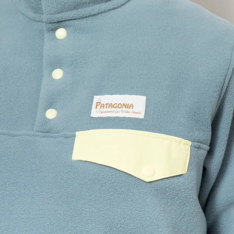 Patagonia Womens Lightweight Synchilla Snap-T Fleece Pullover Blue Sage-6