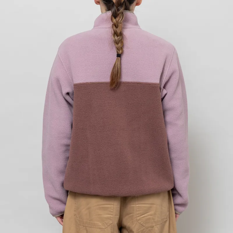 Patagonia Womens Lightweight Synchilla Snap-T Fleece Pullover Dulse Mauve-3