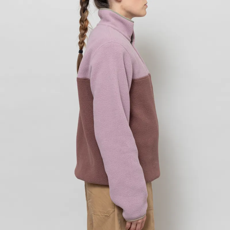 Patagonia Womens Lightweight Synchilla Snap-T Fleece Pullover Dulse Mauve-4