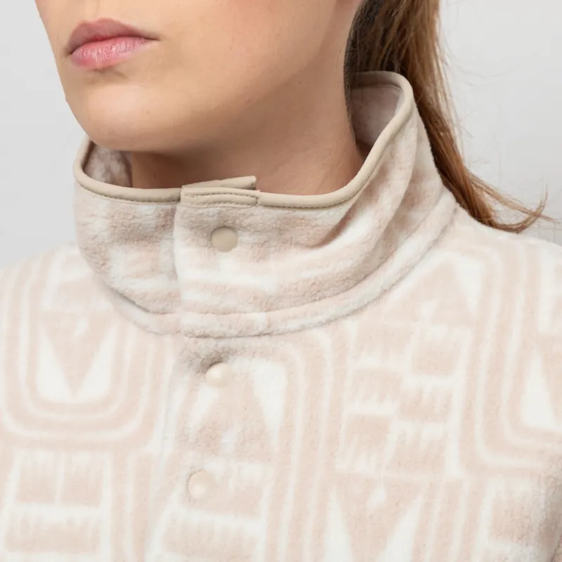 Patagonia Womens Lightweight Synchilla Snap-T Fleece Pullover Flow Dyno White-5