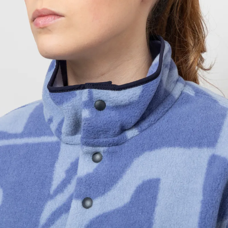 Patagonia Womens Lightweight Synchilla Snap-T Fleece Pullover Mother Tree Barnacle Blue-5