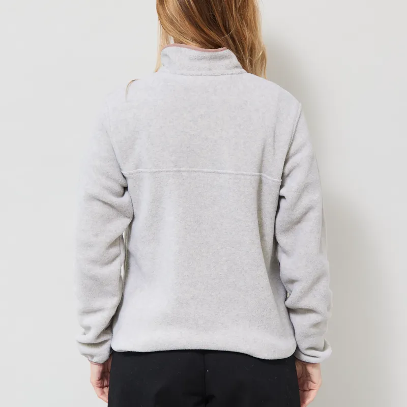 Patagonia Womens Lightweight Synchilla Snap-T Fleece Pullover Oatmeal Heather Moonrise-2