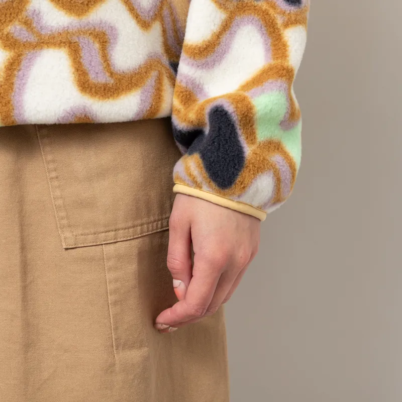 Patagonia Womens Lightweight Synchilla Snap-T Fleece Pullover Small Currents Natural-7