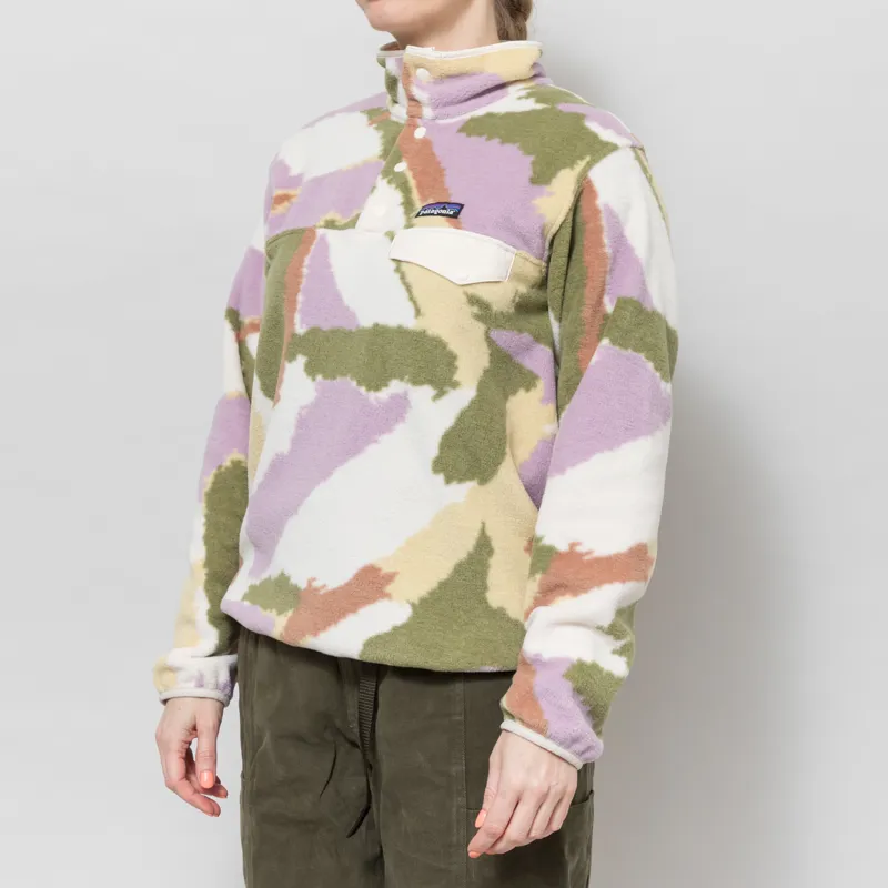 Patagonia Womens Lightweight Synchilla Snap-T Fleece Pullover Sunshine Natural-1