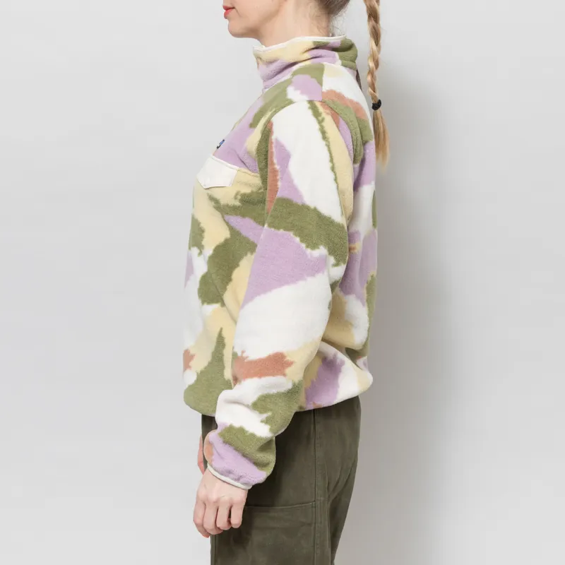 Patagonia Womens Lightweight Synchilla Snap-T Fleece Pullover Sunshine Natural-2