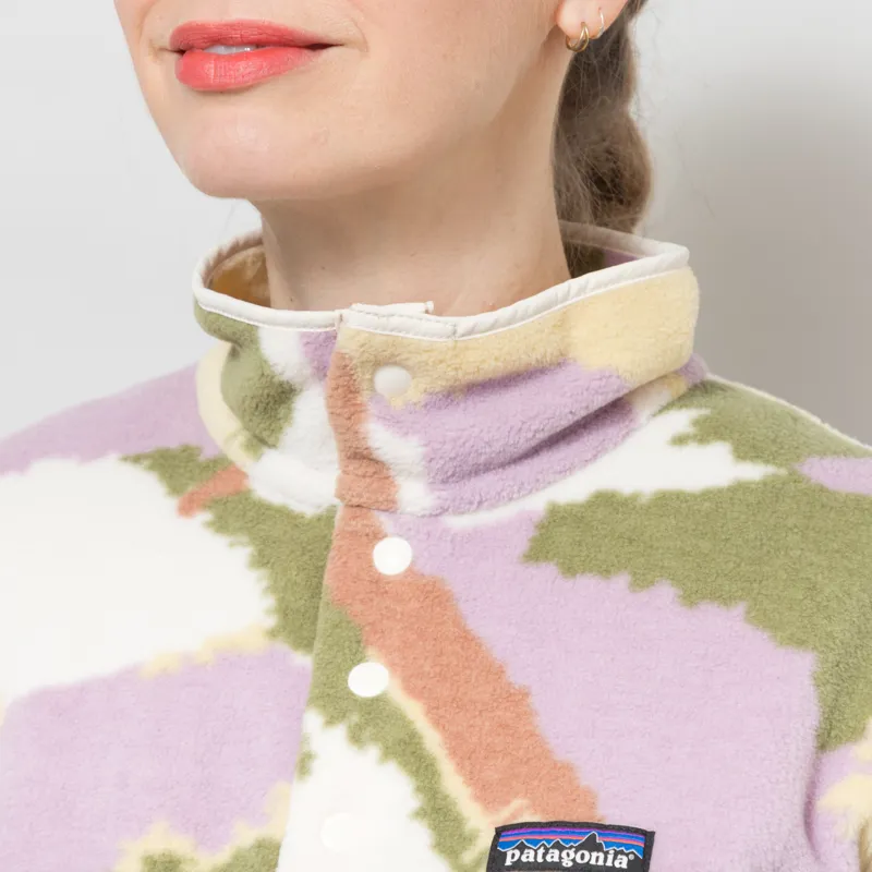 Patagonia Womens Lightweight Synchilla Snap-T Fleece Pullover Sunshine Natural-5