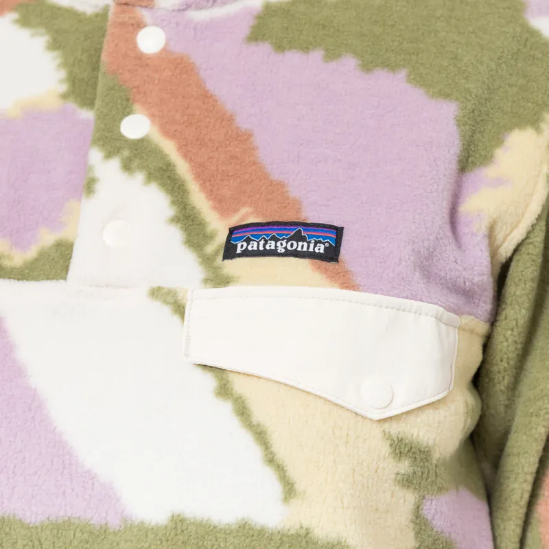 Patagonia Womens Lightweight Synchilla Snap-T Fleece Pullover Sunshine Natural-6